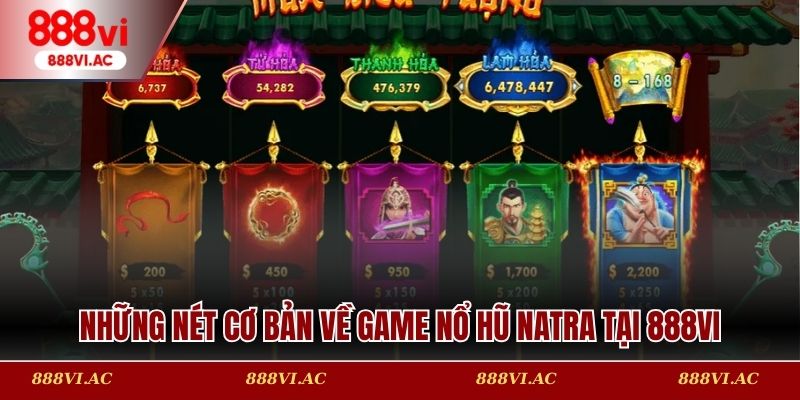 Những nét cơ bản về game Nổ hũ NATRA tại 888vi